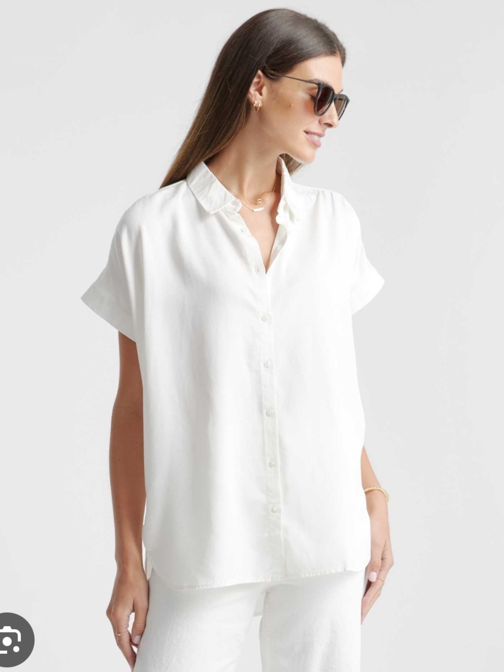 Quince Vintage Wash Tencel Camp Shirt